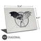 DC Comics Batman Skeleton diagram Art Universal Laptop 16.6in (13.4 x 9.7in) Skin